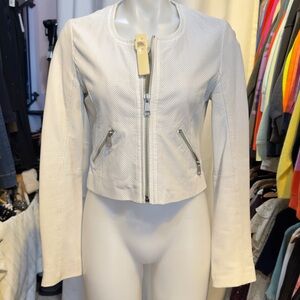 Bagatelle White Textured jacket